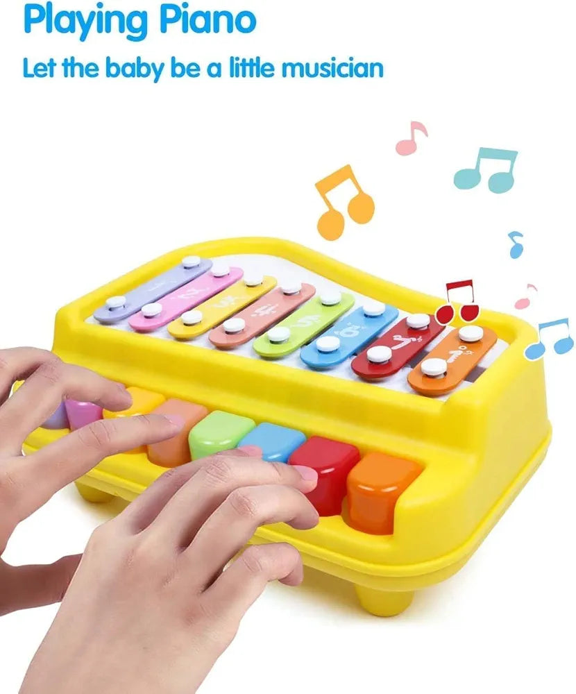 Beautiful melody xylophone Bl. Music learning tool, hand-eye coordination development, memory training.