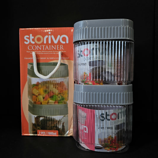 Storiva Transparent Body Storage Container with 100% Leak Proof Perfect For Return Gifting Purpose