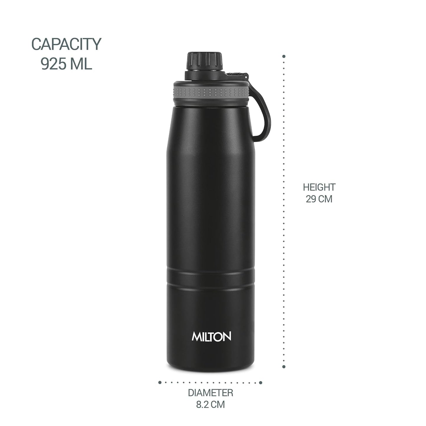 Milton Sparkle 900 Thermosteel Water Bottle Double walled & vacuum insulated technology(920ml)