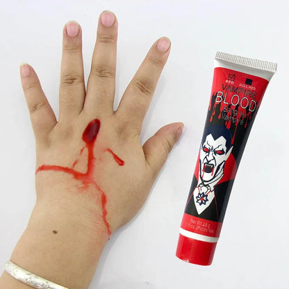 Vampire blood fake blood tube