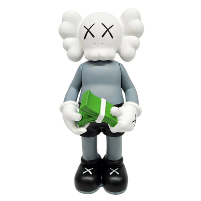 Emerge Designer Art Toy Figurine, Grey and Black, Cloud Head Design Showpiece Figurine