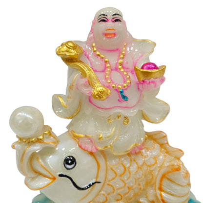 Laughing Buddha Statue - Laughing Buddha Idol for Home Decor & Office - Laughing Buddha