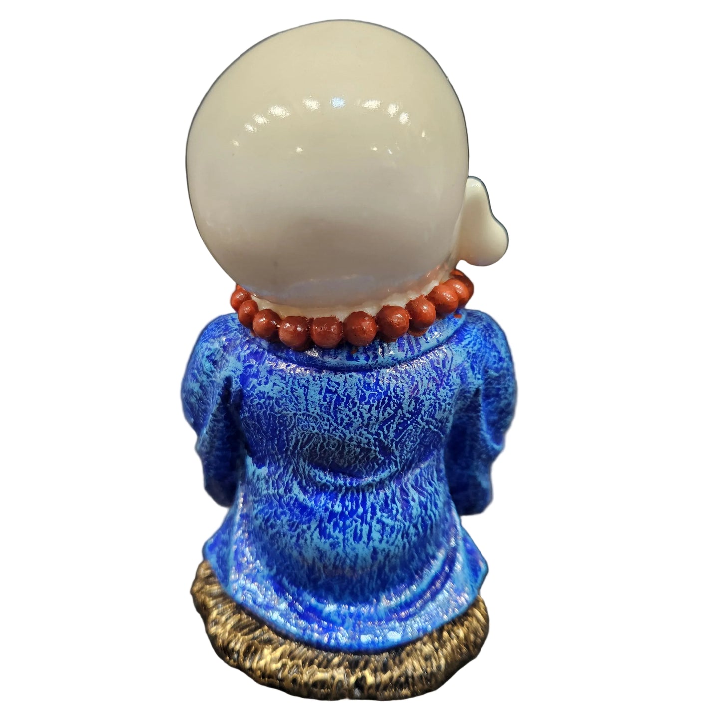 India Handcrafted Resine Meditating Buddha Monk Idol Sculpture | Showpiece for Home Décor and Office
