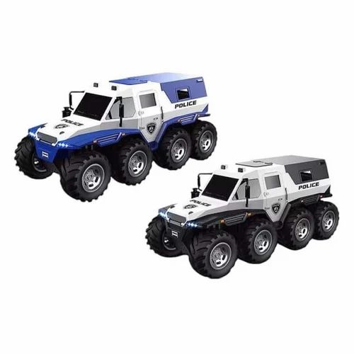 MOKA R/C Off-Road Police Car toy. It is a remote-controlled police car with 8-wheel drive.