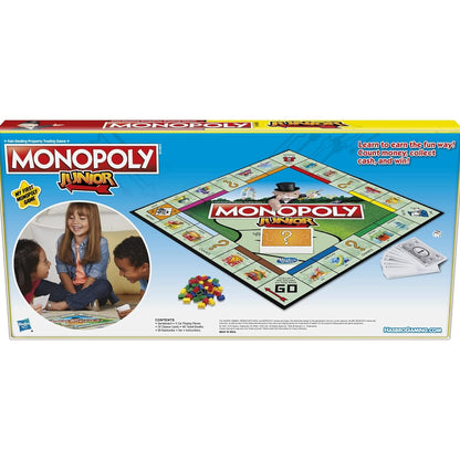 Monopoly Kid's Great Introduction to The Junior Board Game for Ages 5 and Up