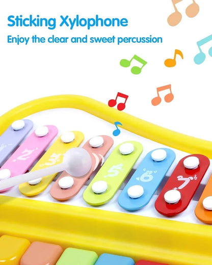 Beautiful melody xylophone Bl. Music learning tool, hand-eye coordination development, memory training.