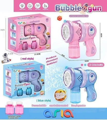 Space Bubble Gun Machine for Kids Toddlers | 5000+ Bubbles Per Minute | Leak-Proof, Automatic Space Bubble Blower with Led Light (Space Bubble Gun)(Purple)
