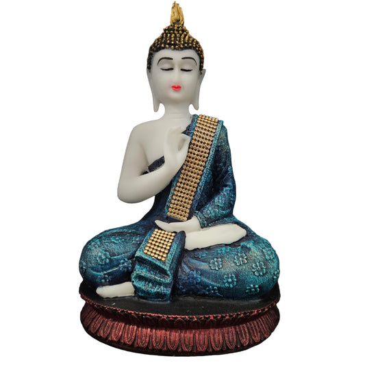 Meditating Blessing Buddha with attractive Statue Figurine Decorative for Home & Office