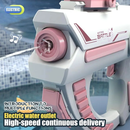 Space Electric Water Gun – Powerful Automatic Squirt Gun for Kids, Continuous Firing Water Blaster for Holi, Summer, Beach & Pool Fun Long-Range Water Gun Toy