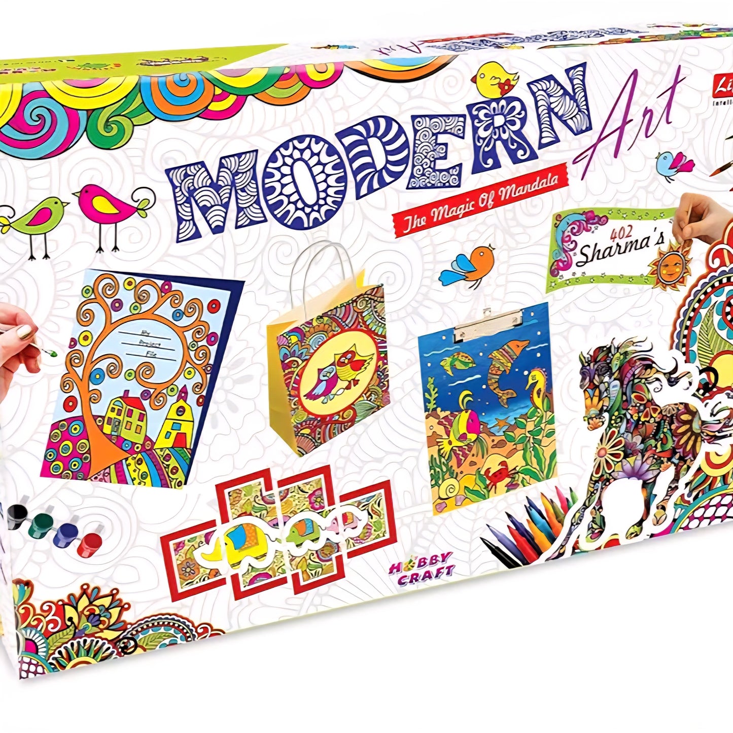 Modern Art Kit for Kids The Magic of Mandala Art, DIY Kit for Age 6+