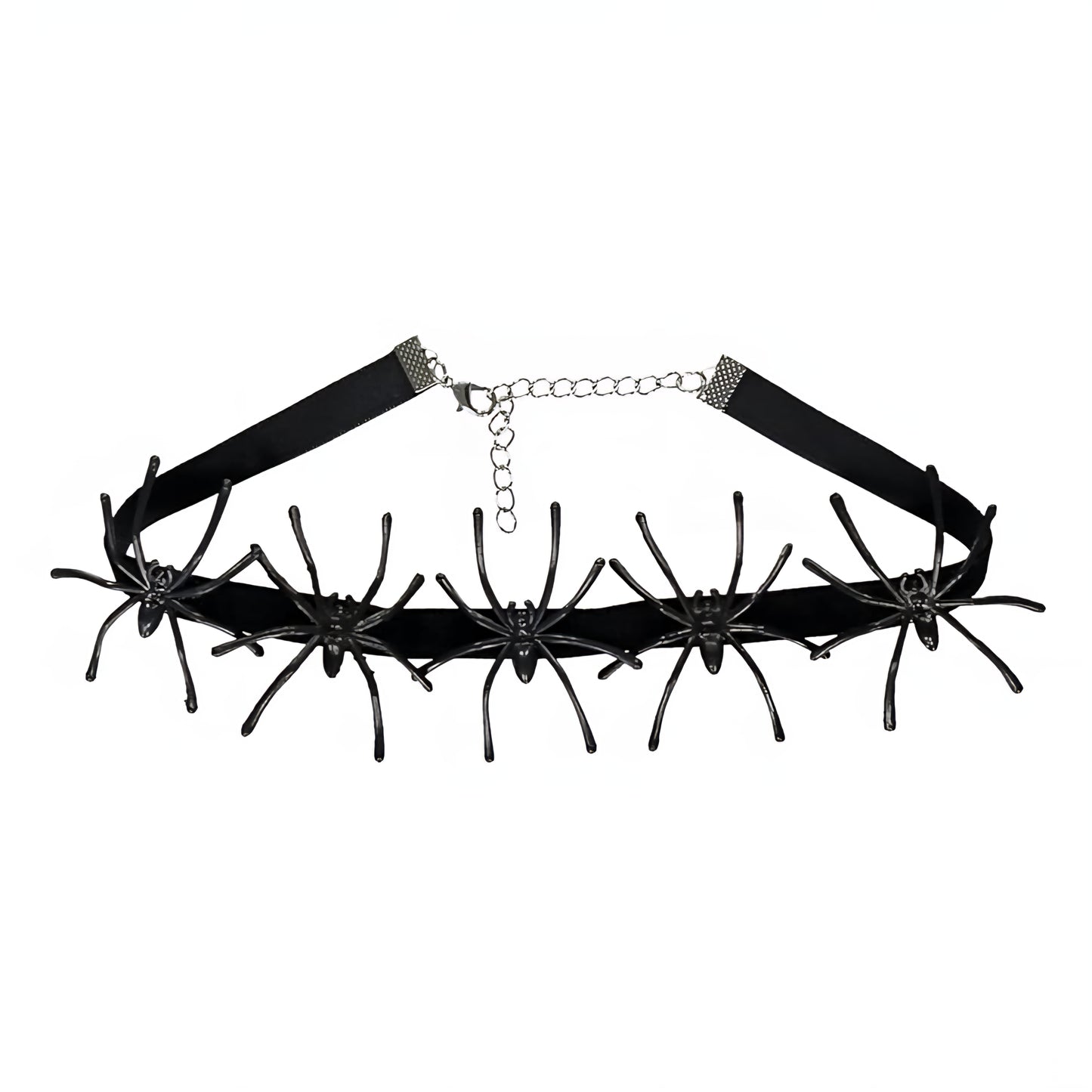 Black Spiders Necklace for Halloween Party