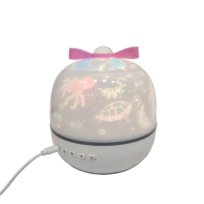 Plastic Starry Sky Projector Lamp, 360° Rotating 6 Different Projection Films LED Baby Night Light USB Charging Star Light Projector for Birthdays Halloween Christmas Gifts Bedroom Decoration