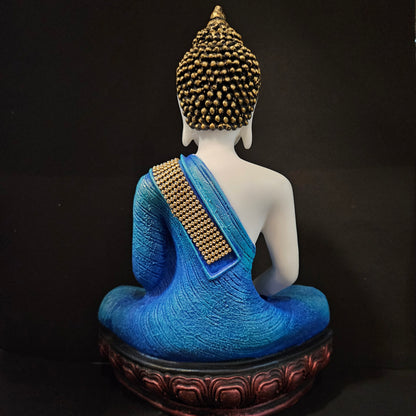 Lord Buddha with attractive stones designe sitting for home & Pooja room decor