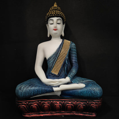 Lord Buddha with attractive stones designe sitting for home & Pooja room decor