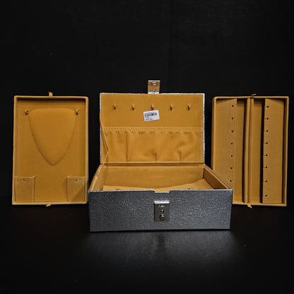 Jewelry Box, Jewelry Case, 2 Layers, Large Capacity Jewelry Box with Lid, Jewelry Storage Case, Accessory Storage,Accessory Case
