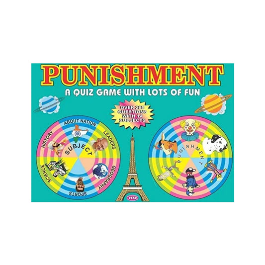 Punishment Educational Quiz Game with Lots of Fun General Knowledge Board Game for Kids