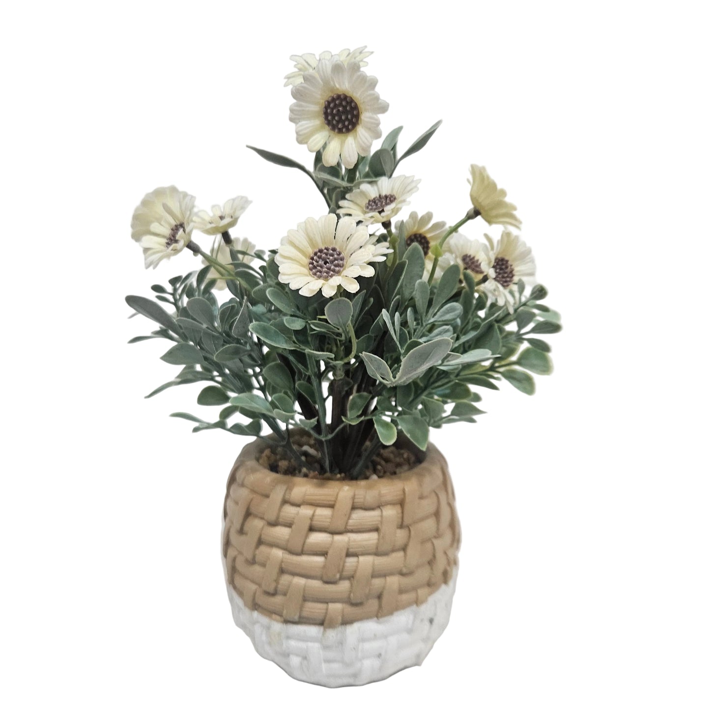 Artificial Chamomile Flowers - Realistic Silk Daisies with Stems for Wedding Decor, Home Centerpieces,Flower Heads