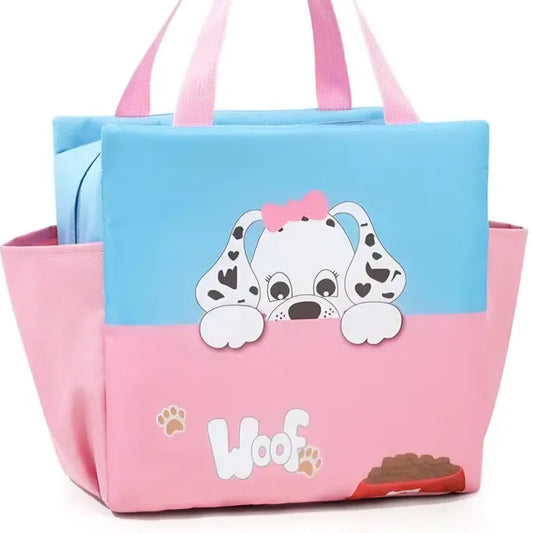 Kids woof dog lunch bag for kids return gifting