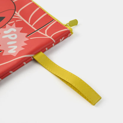 Marvel & cartoon super heros themed A4 Size Zipper bag