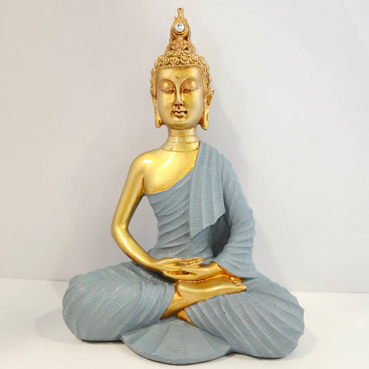 Sitting Buddha Idol Statue for Home Decorations Items Showpiece, Best Indian Gifts