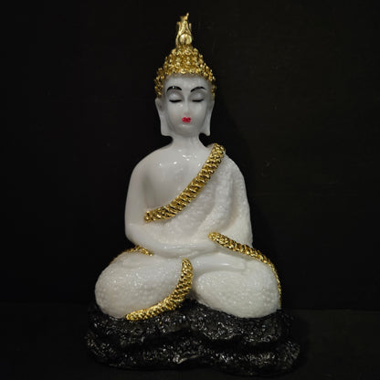 Handicrafts Meditating Buddha Polyresine statue Showpiece Figurine