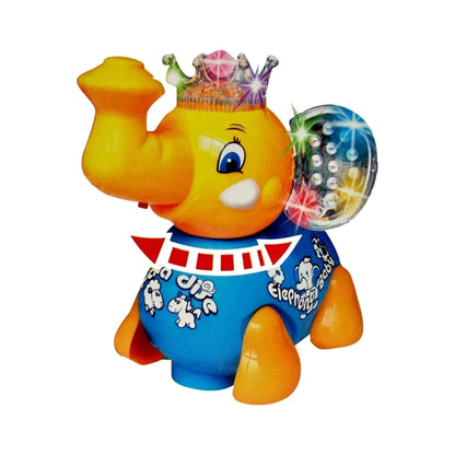 Clever Elephant Train Musical Elephant Family Toy with Lights, 3 in 1 Musical Toy