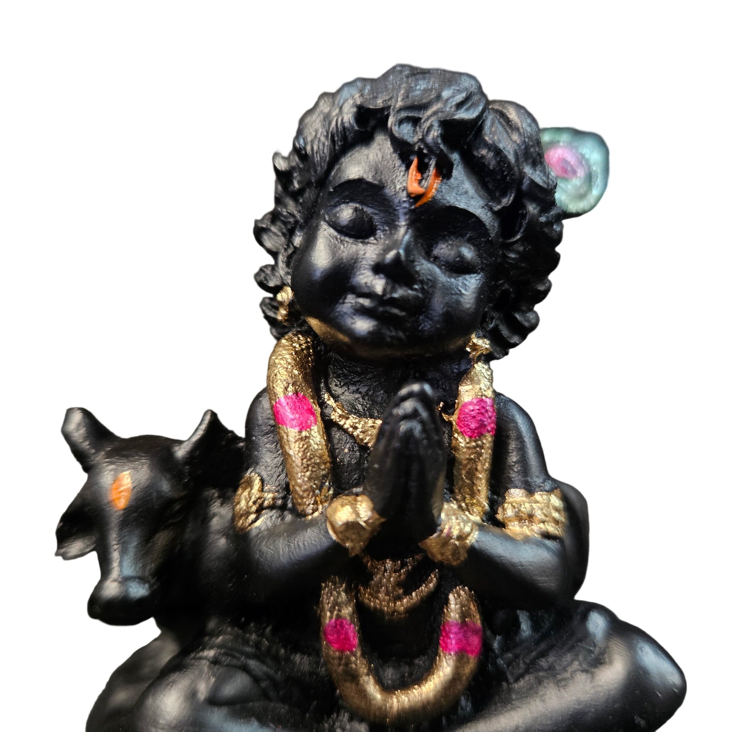 Cute Krishna Idol for Car Dashboard Temple & Gifting |Bal Gopal Statue