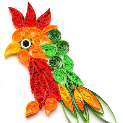Paper Quilling & Colouring Birds Making Set