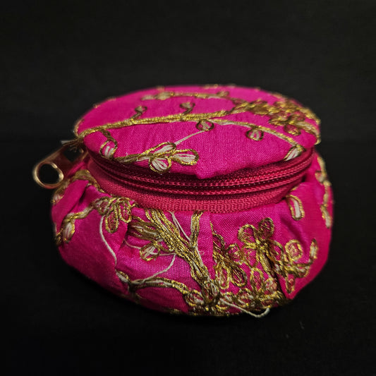 Rajasthani Style Royal Clutch Silk Jewelry or Bangle Box with vintage designer women collection for gifting and weeding collection