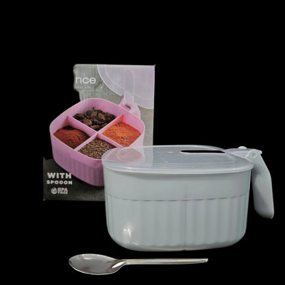 Elegance Masala & Dry Fruit Box with spoon perfect for Return gifting