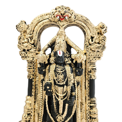 Sri Venkateswara Swamy Tirupati Balaji Idol Balaji Statue tirupati Temple Decor Tirupati Balaji Statue(Gold)