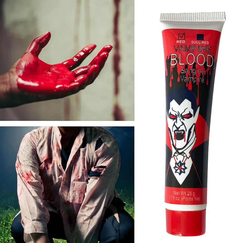 Vampire blood fake blood tube