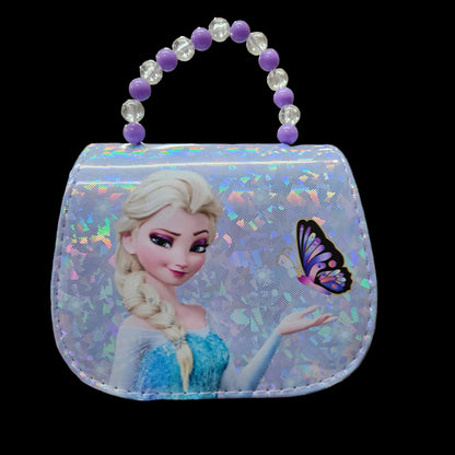Disney Frozen princess themed sling bag with magnetic lock