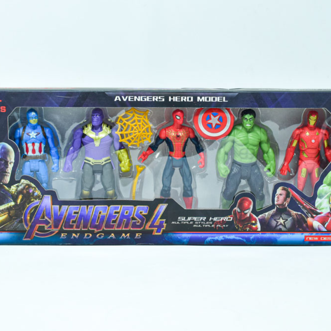 Avengers4 end game Action Figures 5pcs set for kids above 3 years