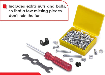 Mechanix-4, DIY STEM Toy, Building and Construction Set for Boys and Girls Age 7+ Years