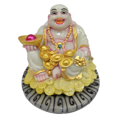 Laughing Buddha Statue Idol for Home Decor & Office