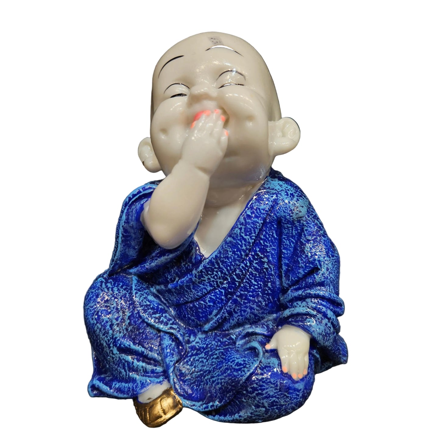 Marble Dust Polyresin small monk's 3pcs set Idol Statue Showpiece Figurine