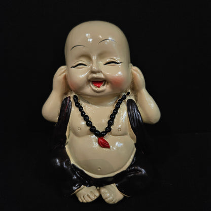 Handcrafted Resin Little Sitting Buddha Showpiece/Idols for Home Decor