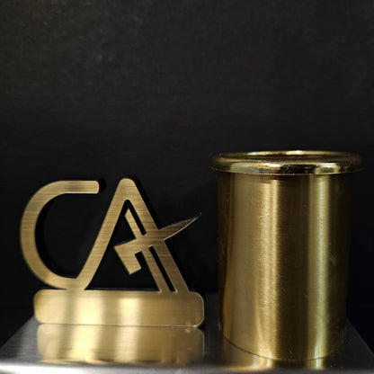 Personalized Pen Stand for Chartered Accountants with multiple pens storage Holder