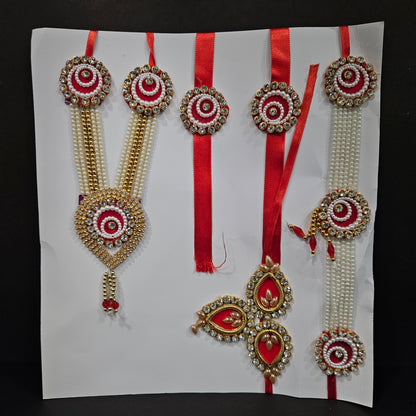 Lord Krishna Janmashtami jewellery set for kids