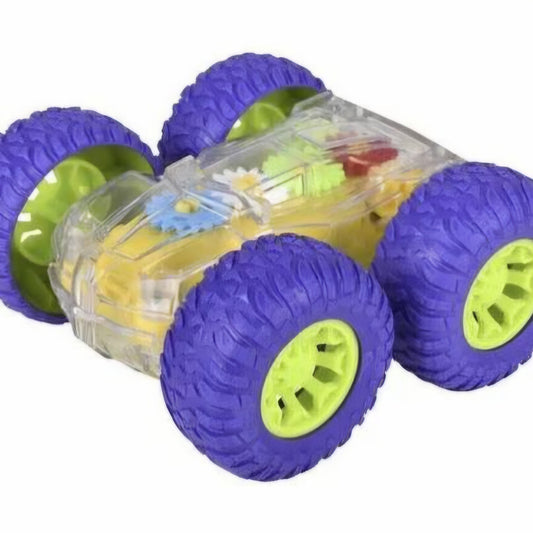Transparent geared push car perfect for kids return gifting