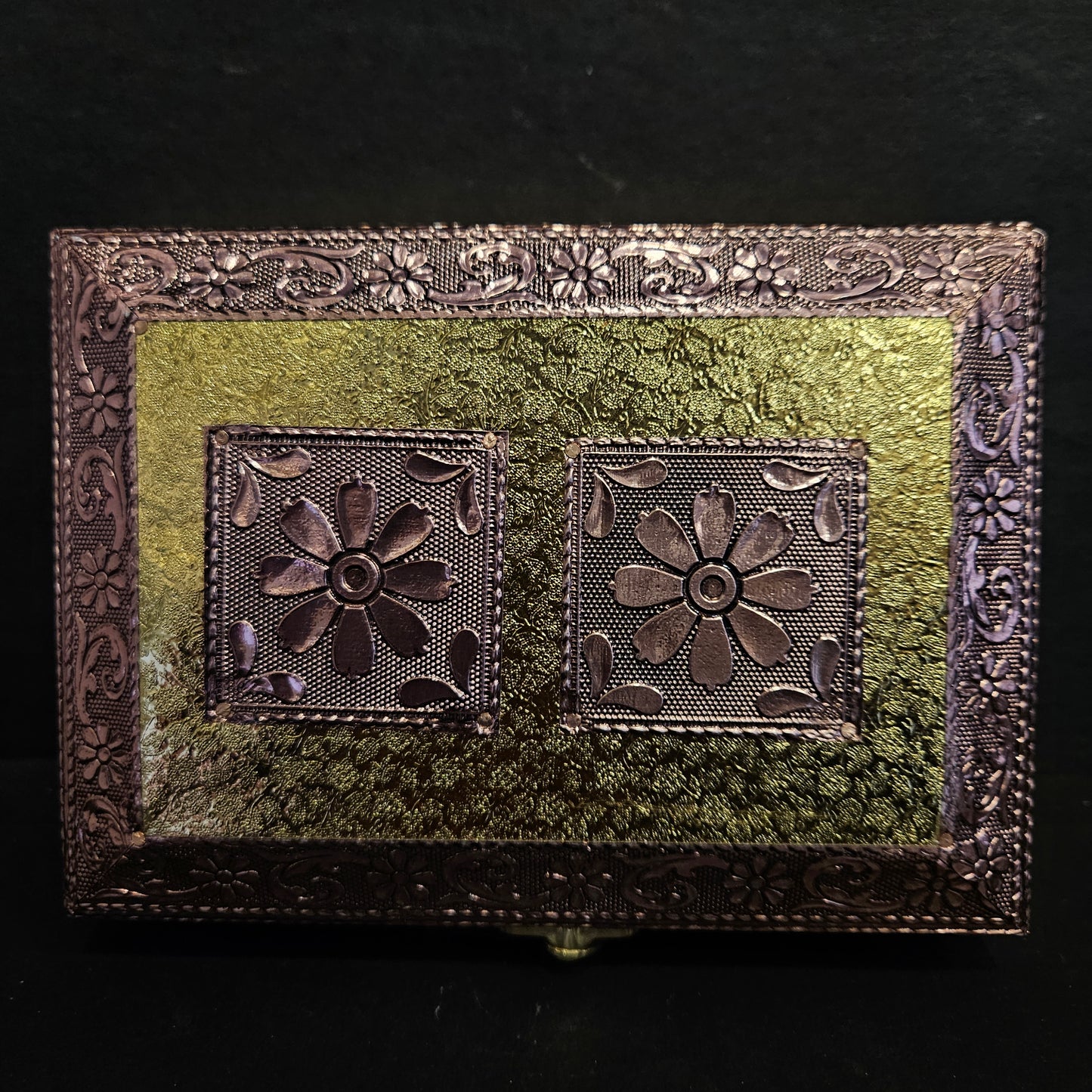 Handmade Wooden Jewellery Box Oxidised wooden Box for Marriage, Anniversary, Engagement, gift & return gift