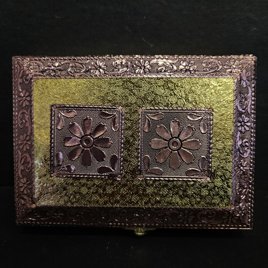 Handmade Wooden Jewellery Box Oxidised wooden Box for Marriage, Anniversary, Engagement, gift & return gift