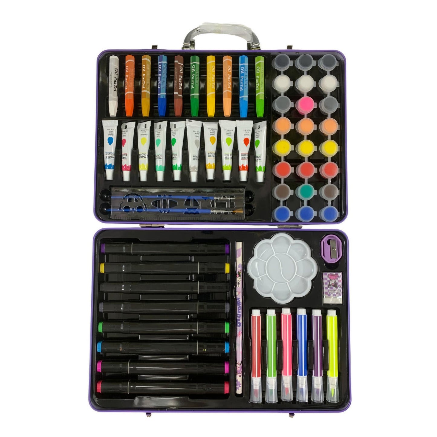 Kuromi metal breafcase art kit set for kids above 5 years old