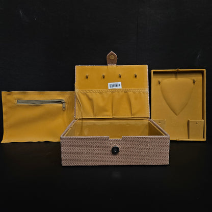 Wooden jewellery box,Organizer For Bracelets, Jewllery box with button lock  System for women's and Wedding gifting purpose