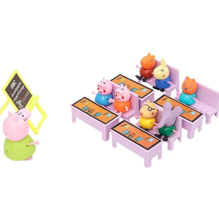 Peppa Pig Family Animal Figure Set of 8 Toy For Kids, Birthday Gift Toys for Kids