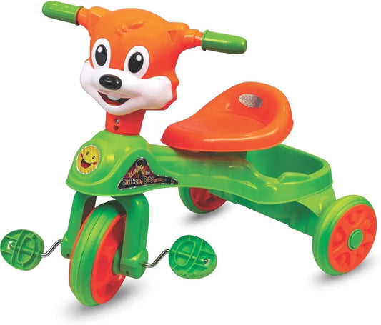 Panda Baby Chikoo Baby Tricycle for Kids with Music and Cartoon Face