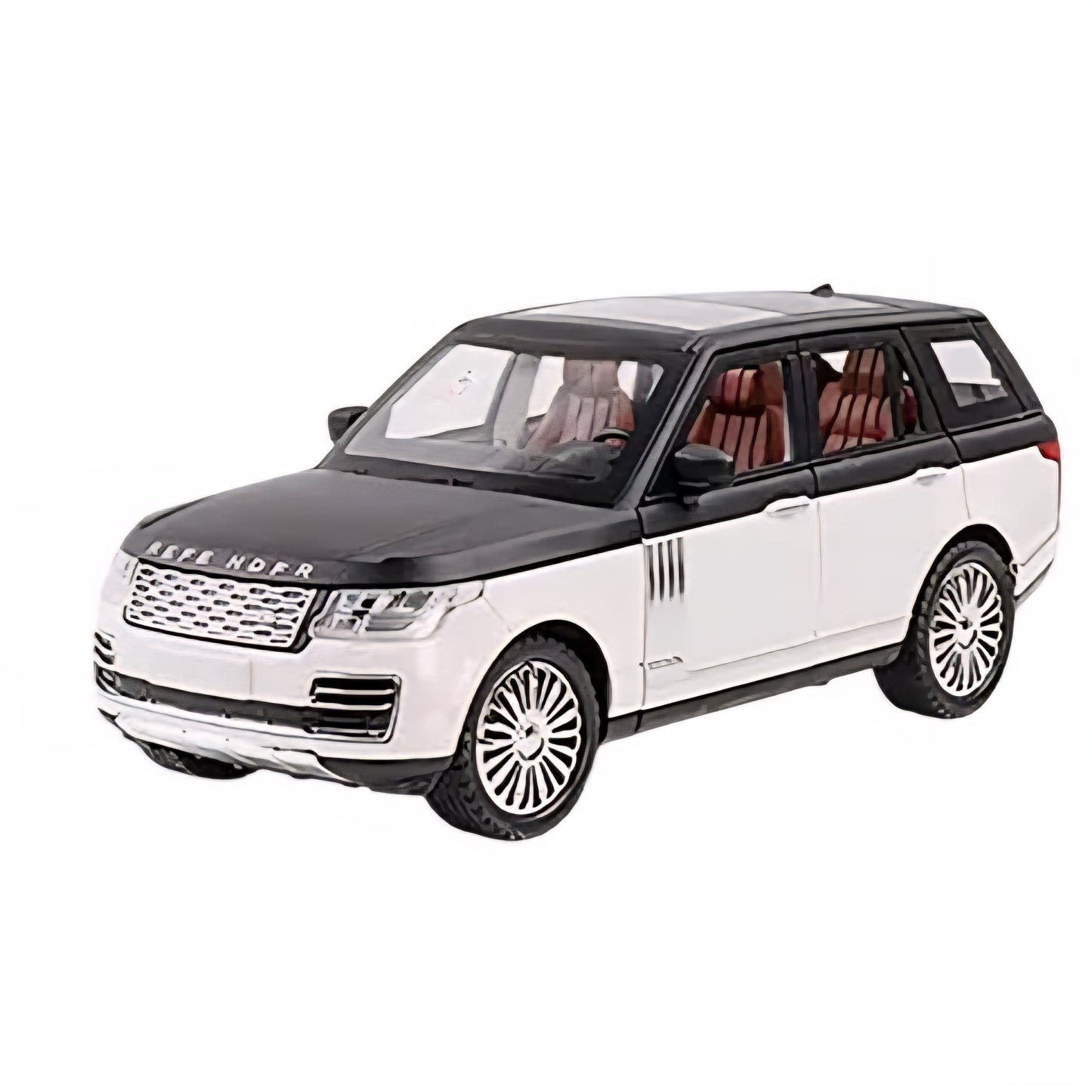 Ranger Rover Diecast Model Car Alloy Model Car, Toy Car with Pull Back Function, Toy Car with Sound and Bright Lights, Suitable Collectible Model Toys, Gifts for Boys and Girls