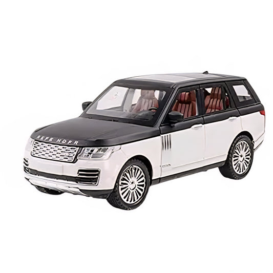 Ranger Rover Diecast Model Car Alloy Model Car, Toy Car with Pull Back Function, Toy Car with Sound and Bright Lights, Suitable Collectible Model Toys, Gifts for Boys and Girls