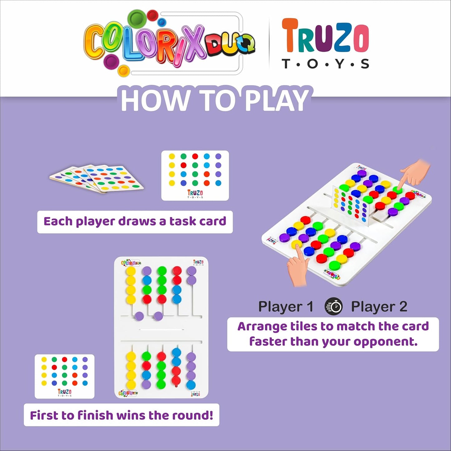 Colorix Duo Truzo Board Game